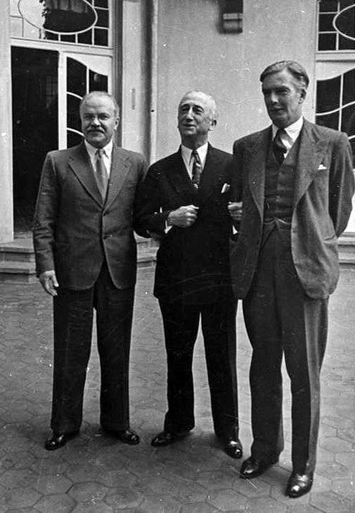 The Foreign Ministers (Molotov, Byrnes, Eden)