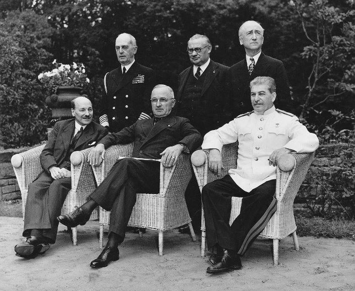 Фото "Потсдамская конференция", 1 августа 1945, Германия, г. Потсдам - История России в фотографиях