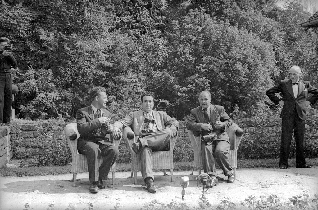 Фото "«Малая тройка» на Потсдамской конференции", 17 июля 1945 - 2 августа 1945, Германия, г. Потсдам - История России в фотографиях