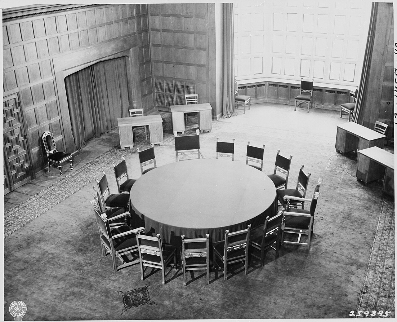 Around this table, in an elaborate country estate in Potsdam, Germany, the "Big Three" will confer in talks which…