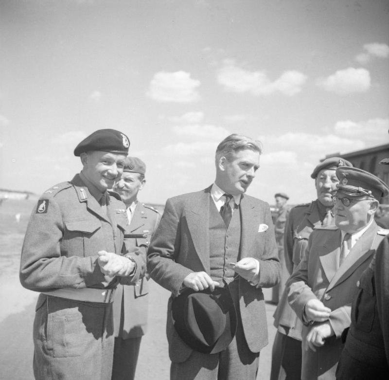Germany Under Allied Occupation British Foreign Secretary, Anthony Eden, on his arrival at Gatow airfield, Berlin, for the 'Big Three' conference at Potsdam.
