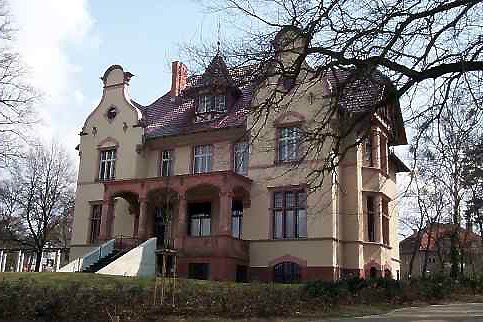Villa of Harry Truman during the Conference of Potsdam, 1946. The former "Haus Erlenkamp" was built in 1891
