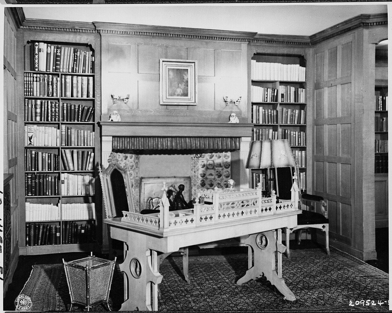 Office used by President Truman during the Potsdam Conference in Germany, which adjoins the main conference room at…