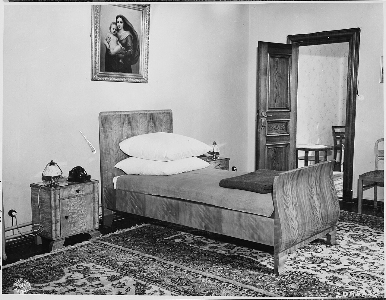 President Harry S. Truman's bedroom in the "Little White House," his residence during the Potsdam Conference in Germany.