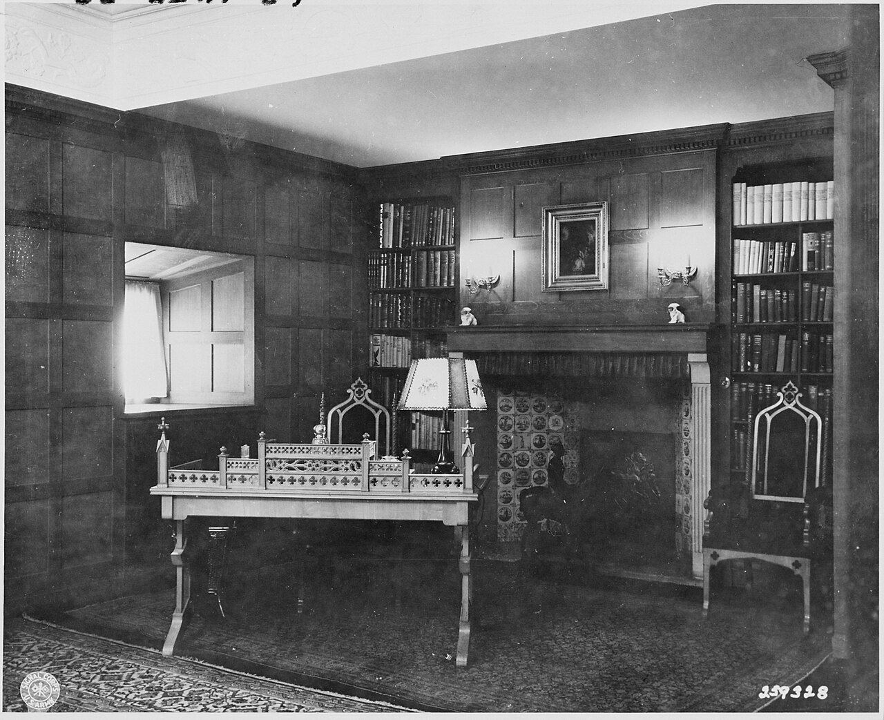 This is the room set aside as President Harry S. Truman's study when the Potsdam Conference meets at Cecilienhof…