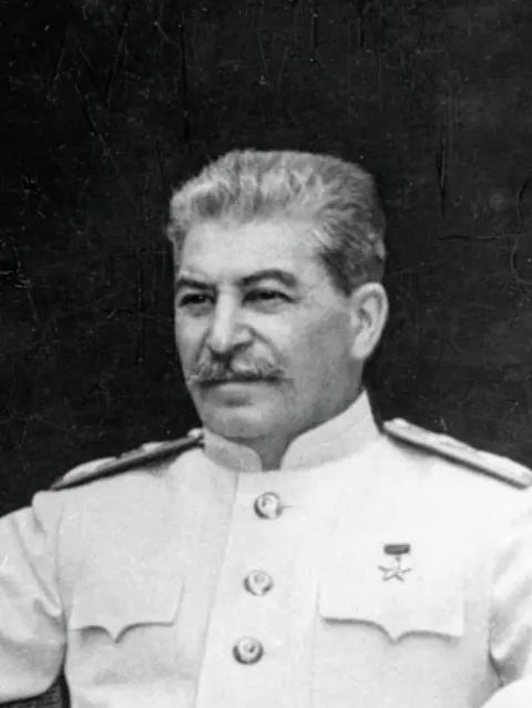Photo of Joseph Stalin at Potsdam Conference; cropped and exposure adjusted before being reuploaded by Emiya1980