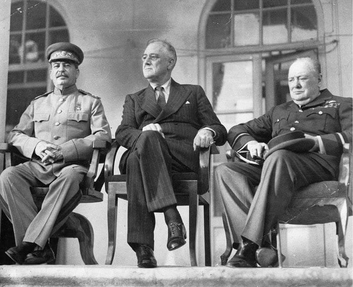 The Tehran Conference 1943 - Stalin; Roosevelt; Churchill