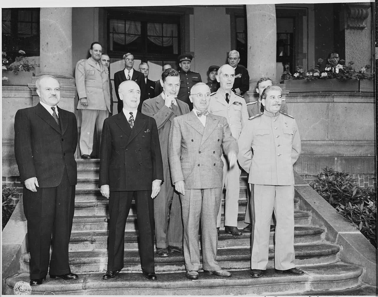 Truman and Stalin meet for the first time/Image: US National Archives and Records Administration