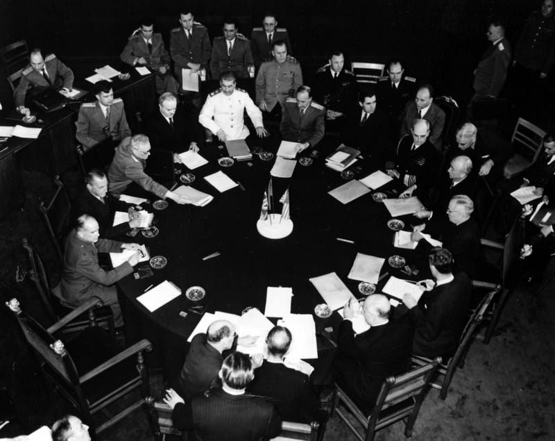 One week into the Potsdam Conference, July 23rd 1945 would see the 7th plenary session/Image: US National Archives and Records